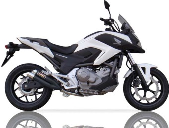 Ixil Hyperlow L3X Black Einddemper met E-keur Honda NC 750 X / S 2014 - 2022